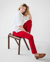 SPANXsupersmoothâ„¢ PerfectFit Ponte Slim Straight Pant | Spanx True Red